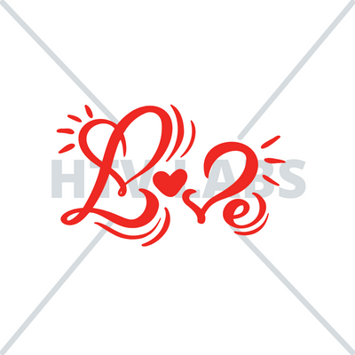 Hearts-Love-Calligraphy-SVG